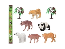 Conjunto De Animais Selvagens - Bigbuy Fun - S1123531 - 8 Peças - Multicolorido - A Partir De 3 Anos
