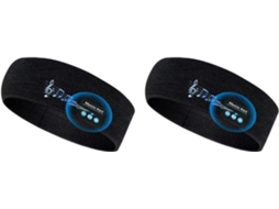 2 Fones De Ouvido Bluetooth Sem Fio, Faixa Cabeça Para Dormir, Lenço