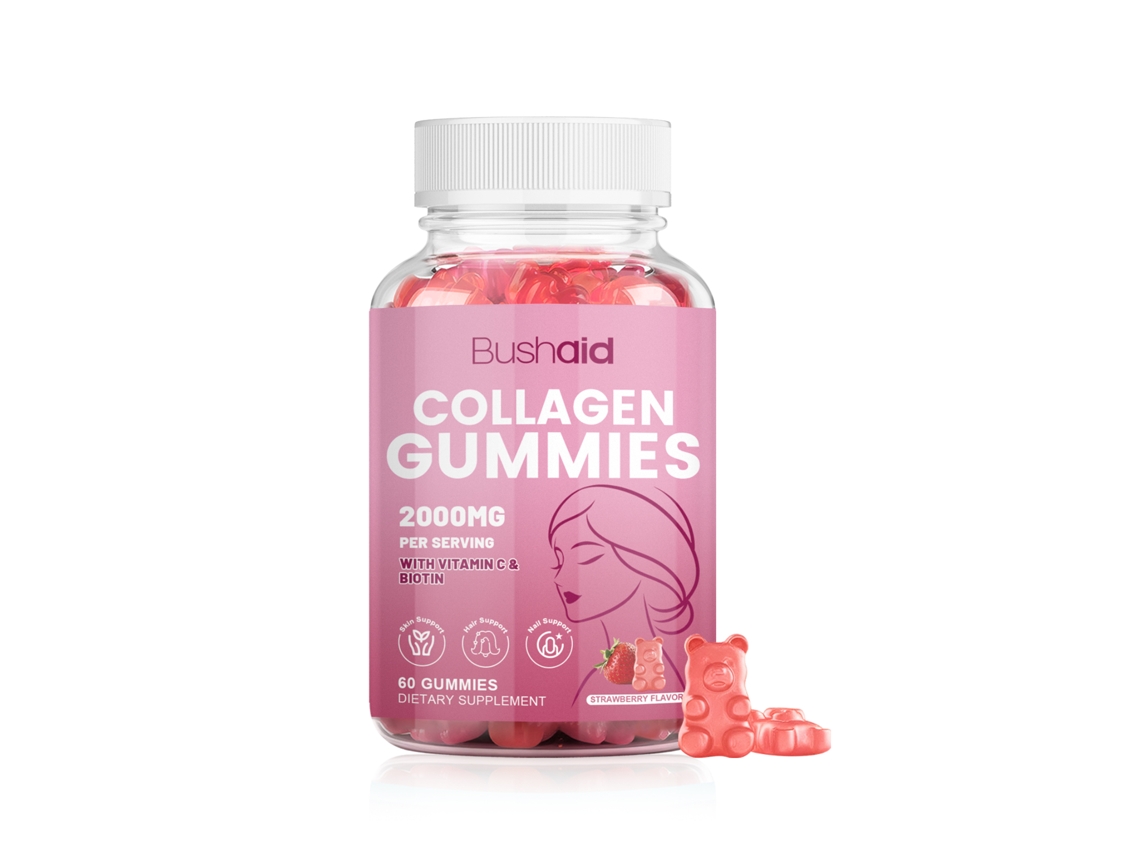 Gomas De Colágeno Para Saúde Da Pele E Cabelo