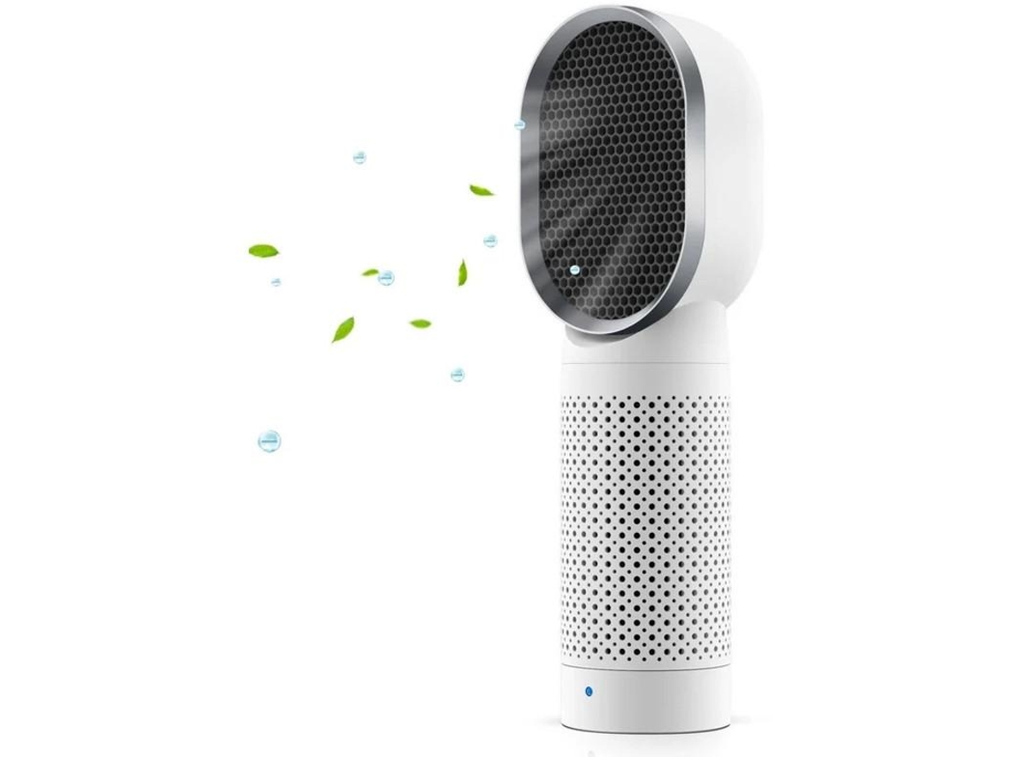 Purificador De Ar Para Quarto Com Filtro Hepa Verdadeiro Purificador De Ar Hepa Portátil Para Escritório 2 Velocidades Economia De Energi Yizhood