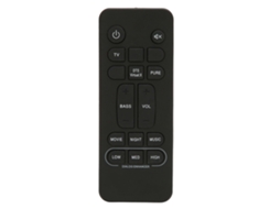 Controle remoto para soundbar alimentado por bateria, substituto para alto-falantes Philips para CHABERLU