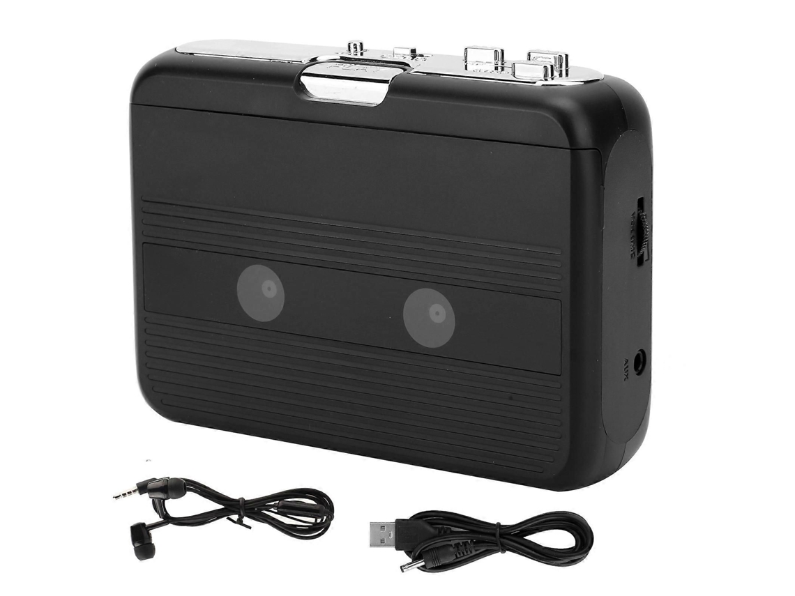 Leitor de Cassetes Portátil Bluetooth com Rádio FM, Reprodução Automática TAISHENGDA