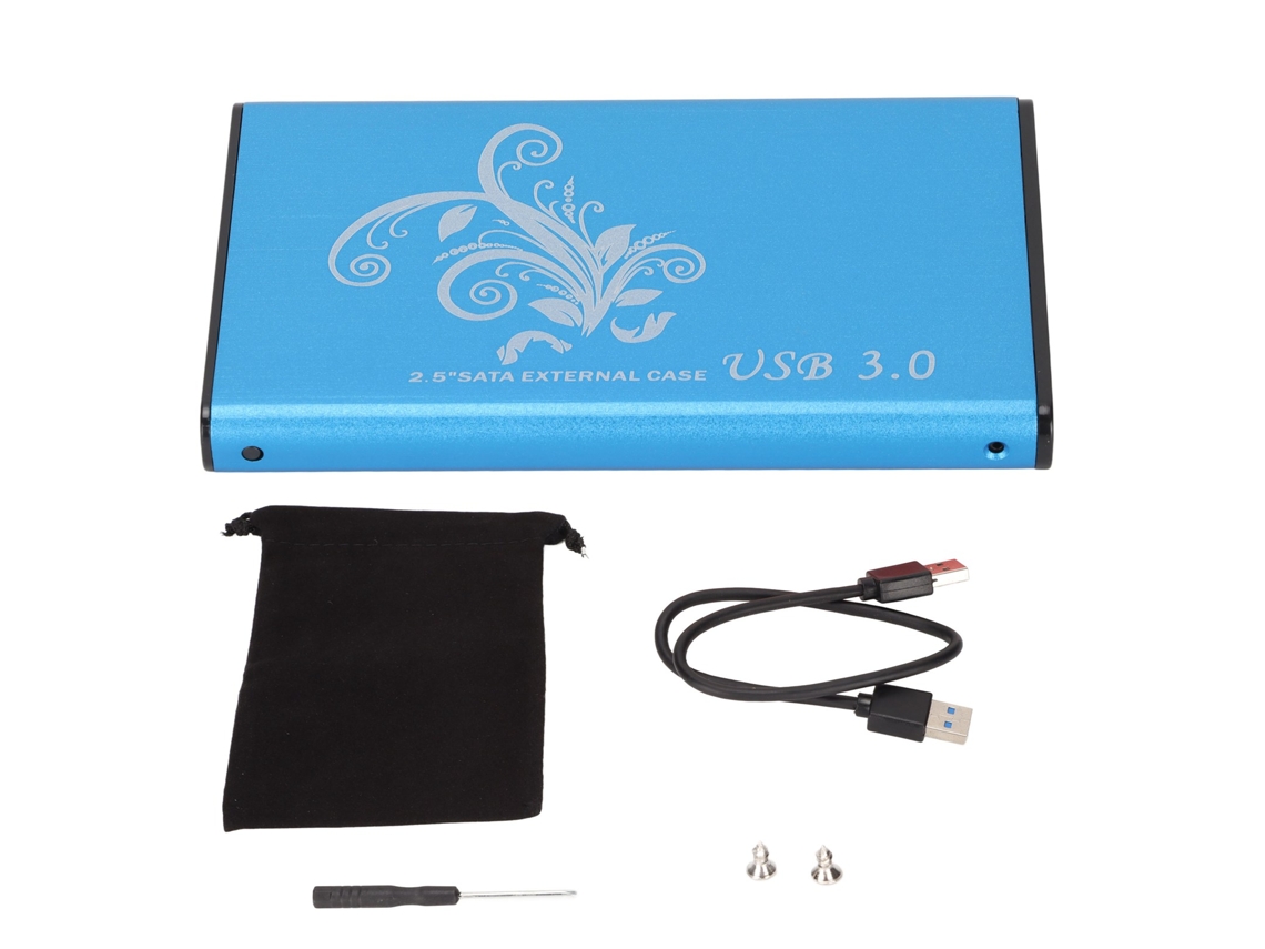 Caja Externa Disco Duro 2.5" 4tb Usb3.0 Alumínio Azul S/MARCA