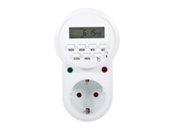 Laxiscreed Tomada Com Interruptor E Temporizador Programável Para 230v, Compatível Com Padrão Ue