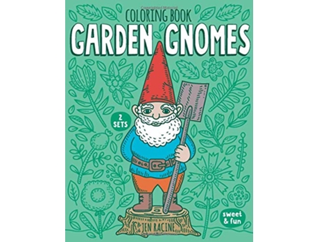 Livro Garden Gnomes Coloring Book de Jen Racine (Inglês)