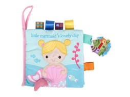 Primerox livro de Tecido para Bebê com Sineta Padrões Animados Brinquedo Educativo Resistente Tipo B