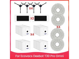 Escova Lateral, Filtro Hepa E Peças De Reposição Para Aspirador Robô T30 Pro Omni._ozo