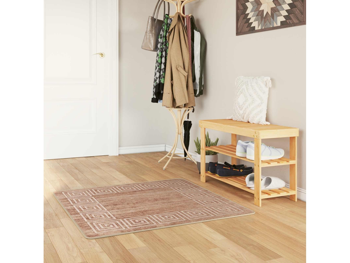 Vidaxl Passadeira Marsa Branco 100 X 100 Cm Poliéster E Pvc