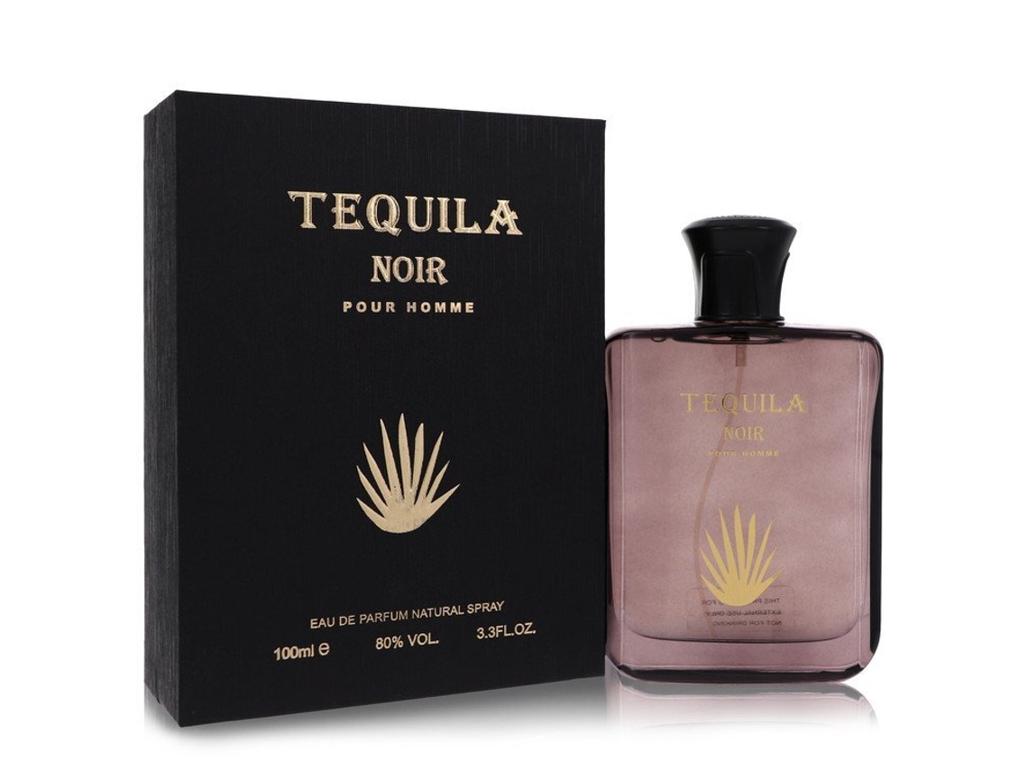 Eau De Parfum Tequila Pour Homme Noir by Tequila Perfumes Spray 3.3 oz (98 ml)