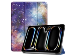 Capa de couro inteligente tripla pintada Webake Custer para tablet