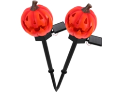 Conjunto de 2 estacas de luz solar decorativas de Halloween para jardim, para uso externo. SFUSHOS