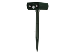 Repelente Solar Animal Sensor Pir Ultrassônico Portátil Repelente Animal Ao Ar Livre Com Luz Vermelha Para Jardim Doméstico Quintal