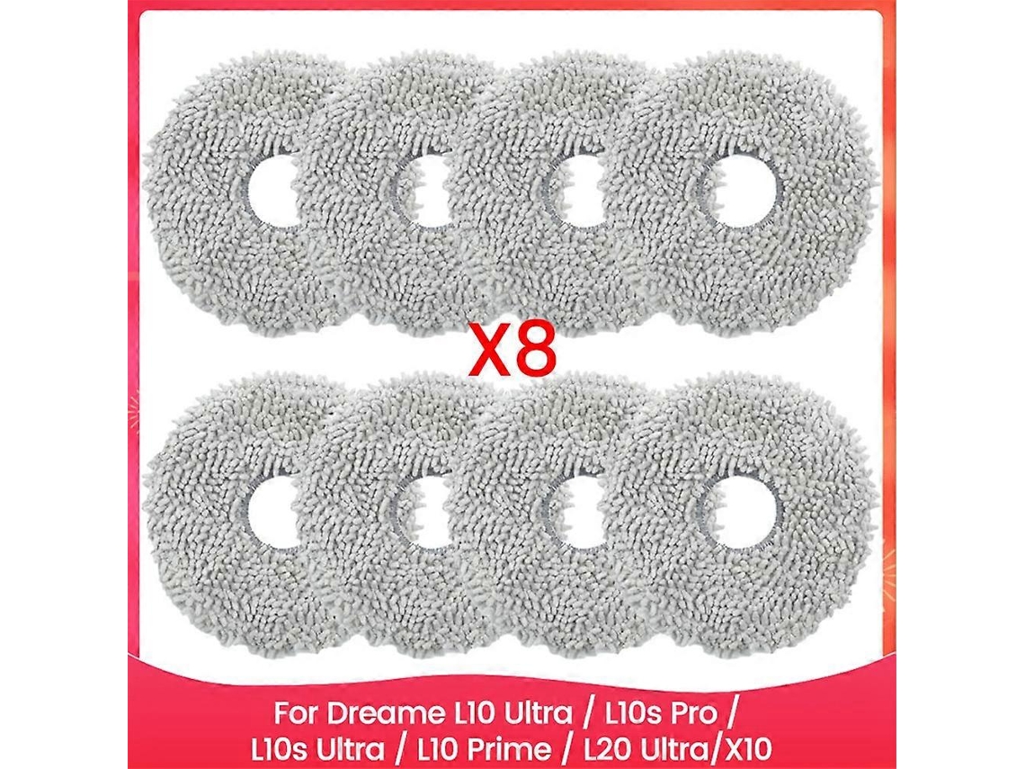 Panos De Limpeza Para Aspirador De Pó Dreame L10 Ultra / L10s Pro / L10s Ultra / L10 Prime / L20 Ultra / X10_ozo