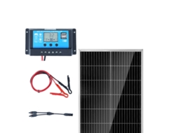 Kit De Painel Solar Monocristalino Succebuy 200w, 2 Painéis Controlador, Eficiência De 23