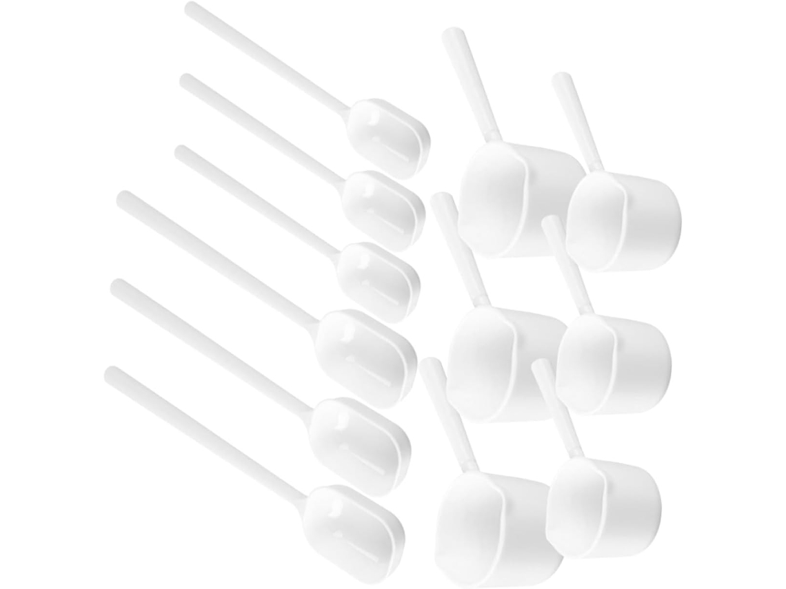 Conjunto De 40 Colheres Medidoras, Brancas, Multiuso