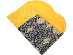 De 2 Bolsas De Brocado Bordadas Nuobesty, 22x15 Cm, Com Estojo De Armazenamento Em Espuma Protetora Macia.