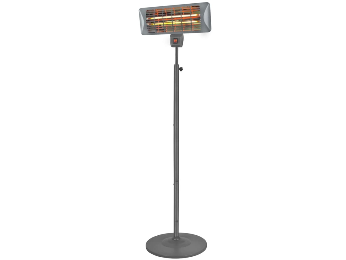 Eurom Aquecedor pátio "Q-time 2000S" cinzento escuro 2000W 334203