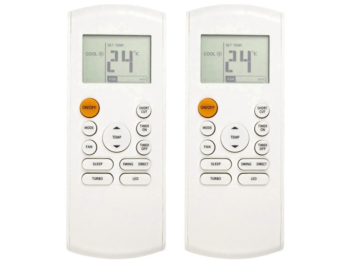 controles remotos de substituição para ar condicionado Midea, modelo RG57B-BGE (em inglês).
