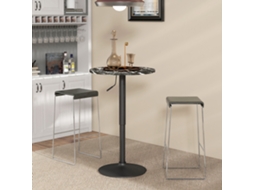Mesa De Jantar Redonda Bartisch Para 2 Pessoas Com Design Em Mármore Preto Para Cozinha E Sala De Jantar 60x60x68 93,5cm Mega Echo Trade Shop