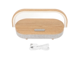 Lâmpada Led Touch com Speaker e Carregamento Sem Fio LAXISCREED