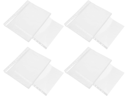 Valiclud 100-protetores De Página Pastas Documentos A4, Design Aberto, Fáceis De Usar, Material Pp Escritório