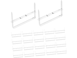 Pacote com 100 Imikeya Clipes de Metal Prateados 8cm, Práticos para Materiais Escritório, Papelaria, Uso Profi