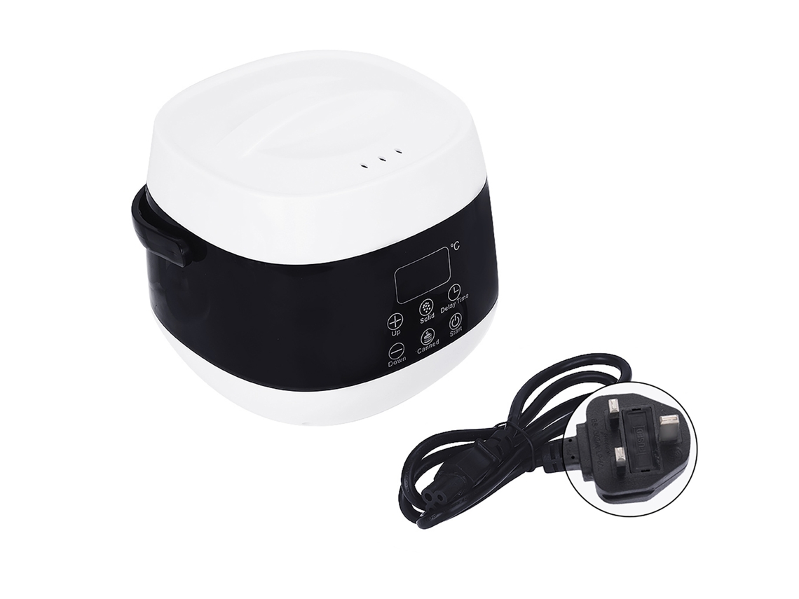 Aquecedor de cera doméstico com controle de temperatura ajustável, aquecedor de cera portátil, branco, plugue do Reino Unido