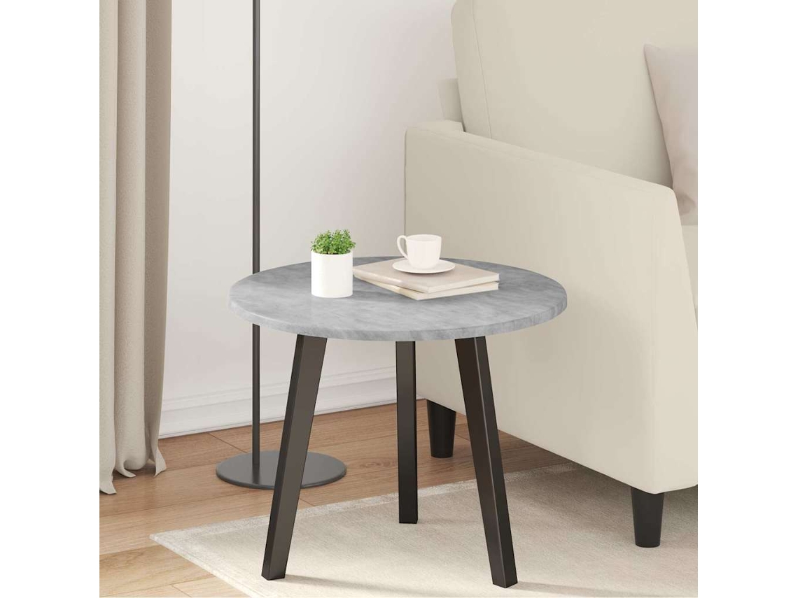 Vidaxl Tampo De Mesa Ø 50 X 1,5 Cm Redondo Derivados De Madeira