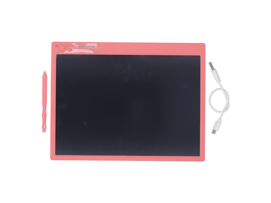 Mali quadro de Desenho Eletrônico Colorido para Crianças com Caneta Educativo Brincadeira Rosa