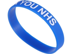 Pulseiras de silicone Nuobesty 2 com mensagens de agradecimento, conforto e um visual marcante.