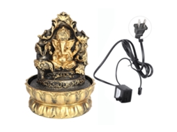 Decoração Fontana Mesa Luz Resina 110v Plug Us