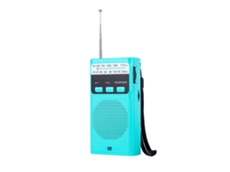 Rádio Portátil, Rádio De Bolso Analógico Fm/am Recarregável Com Lanterna.