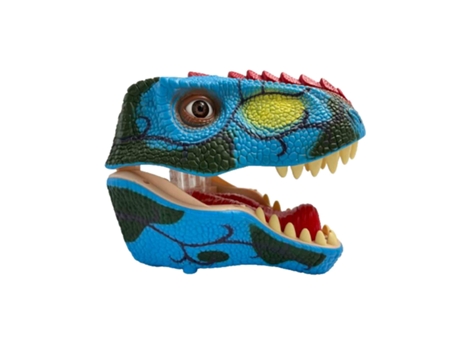 Cabeça de dinossauro com som e fumaça