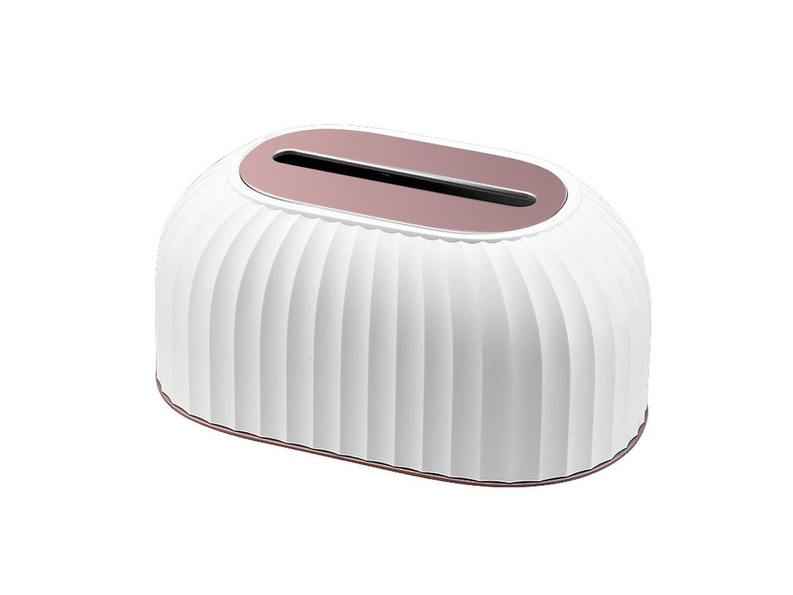 Caixa de papel higiênico plástico com listras para armazenamento automático de guardanapos em sala em S/MARCA