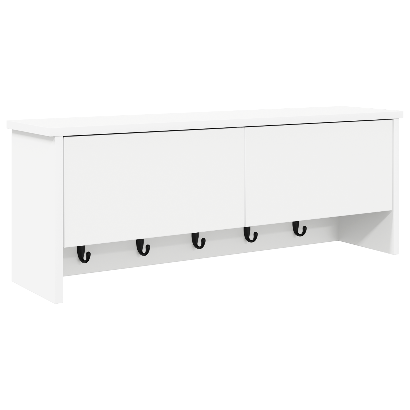 Conjunto 1 Solução De Armazenamento Para Corredor Vidaxl Branco Derivados De Madeira (80 X 20 X 30 Cm)