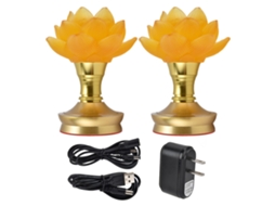 Laxiscreed Lâmpada Buddha Com 2 Leds, 3 Cores E Ajuste De Cores Para Decoração Religiosa Em Casa