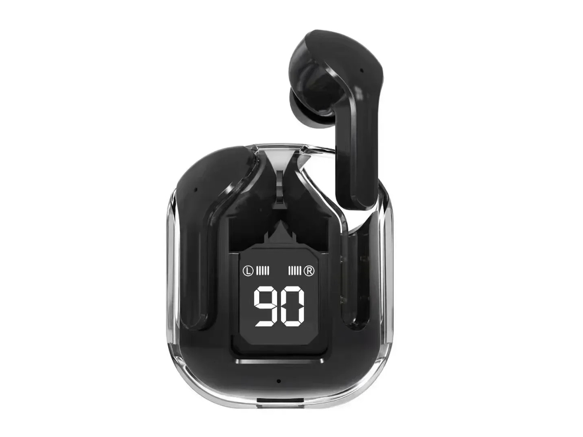 Fones de Ouvido Bluetooth Sem Fio com Visor Led e Som Estéreo Hi fi. MDUG (pretos)