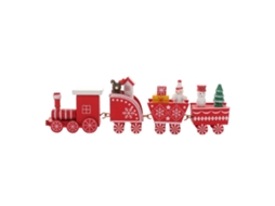 Brinquedo de comboio de natal vermelho seguro, sem odor, decoração para casa e mesa LAXISCREED