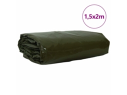 Lona 650g / M² Verde Oliva 1,5 X 2 M Lona Com Revestimento Em Pvc