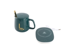 Conjunto Caneca Cerâmica 380ml e Base Aquecedora 55°c LAXISCREED
