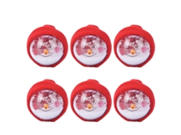 Laxiscreed Bola De Natal Compacta E Encantadora Para Decoração De Árvores Natalinas