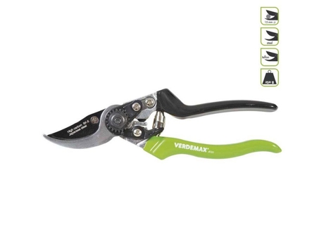 Forbice Ergonômica By Pass Verdemax Tesoura Para Plantas Rosas