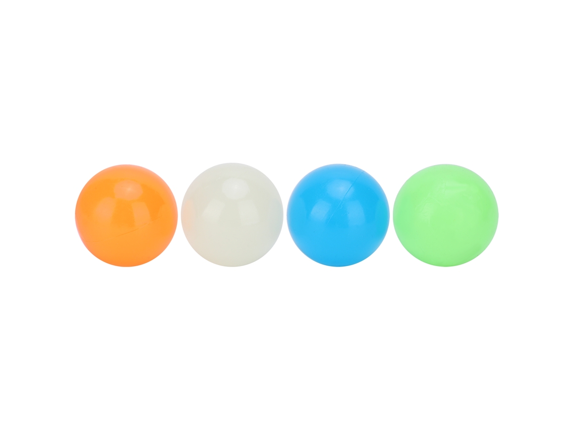 Aetheria-4pcs Conjunto Bolas De Stick Luminescentes Alívio De Estresse 4 Cores 65mm