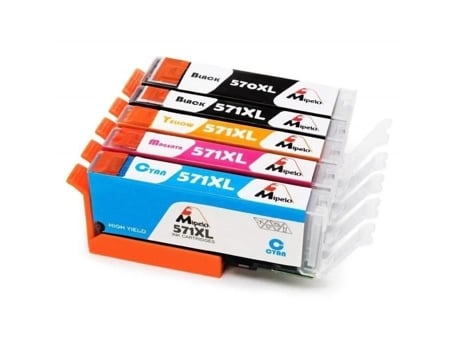 Cartuchos De Tinta Canon Pgi 570 Cli 571 Xl Compatíveis Para Canon Pixma Ts5053 Ts5055 Ts6050 Ts6051 Mipelo
