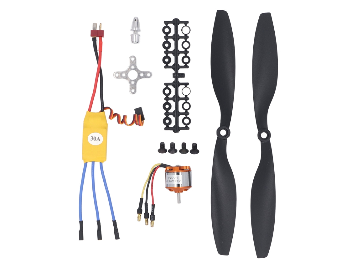 Kit Motor Sem Escova 1000kv 30a Esc Para Drone Rc Quadricóptero A2212 13t
