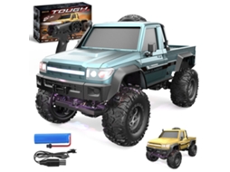 Azulenoze E201 E202 Rtr 1/20 2.4g 4wd Rc Carro Rock Crawler Off road Luz Led Proporcional Eixos Alumínio Diferencial MDUG