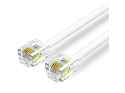 Cabo de Telefone RJ11 6P4C VENTION Iqbwh/ 2M/ Branco