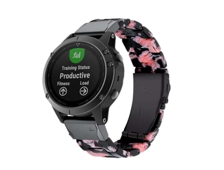 Bracelete Resina Luxury Rodonita Garmin Quatix 5 Vledary