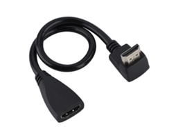 Cabo Hdmi Fêmea Macho (full Hd1080p, Curvatura 270°)