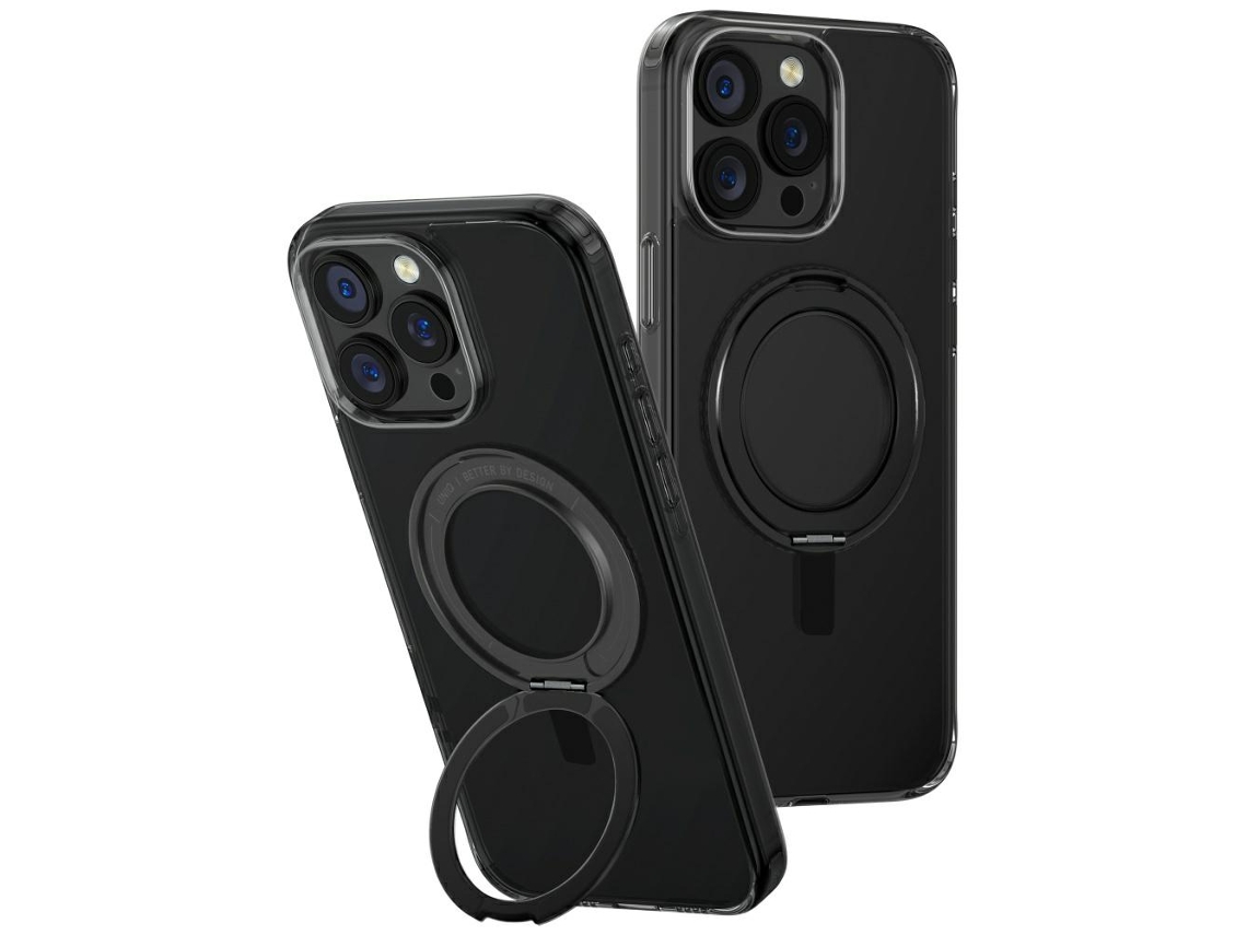 Capa Uniq Swivix Para Iphone 16 Pro Max Com Suporte Giratório De 360 Graus